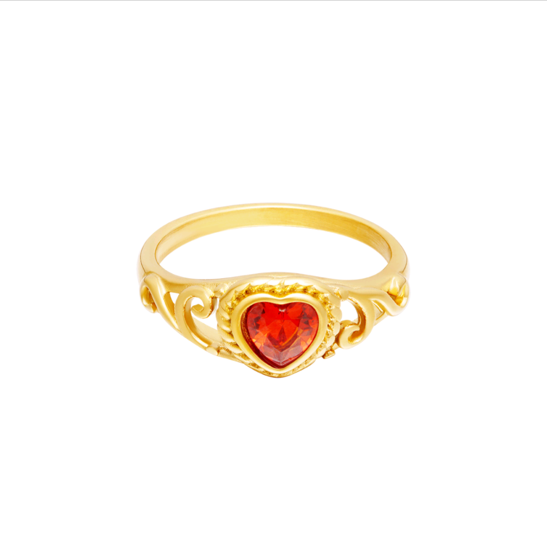VIP-QUEEN® RING RED HEART