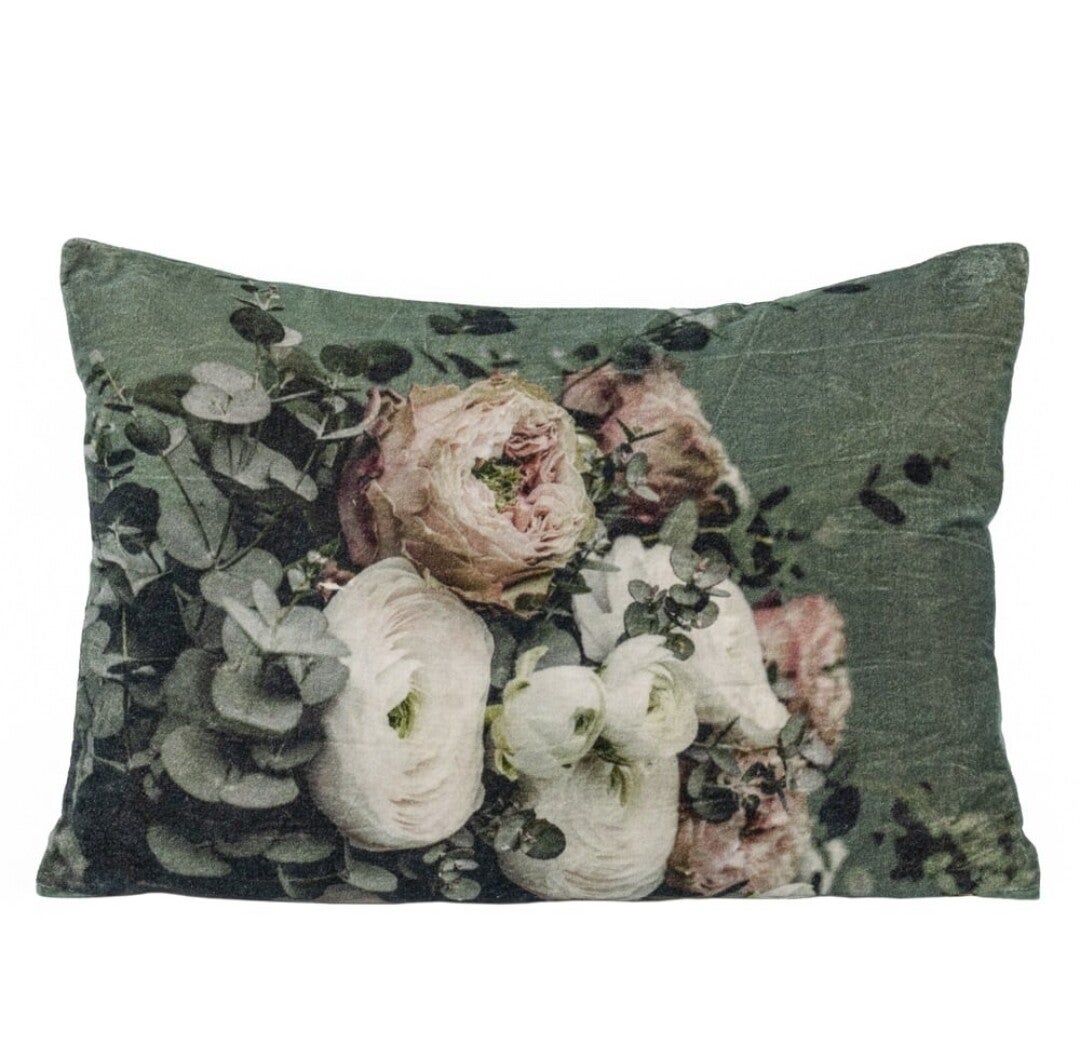 VIP-QUEEN® VELVET KUSSEN BLOEMEN #3959