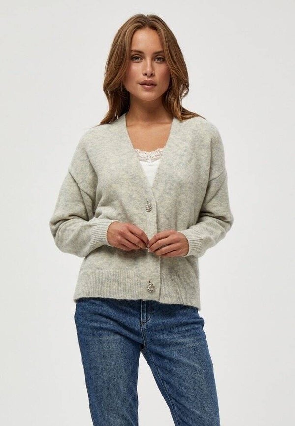PENELOPE cardigan silver birch