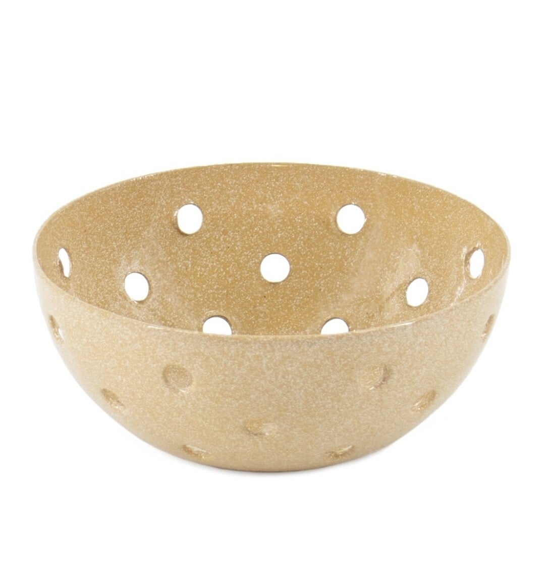 VIP-QUEEN® METALEN SCHAALTJE CIRKELS - BEIGE #5729