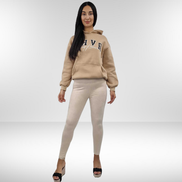 YU&ME PARIS VELVET LEGGING