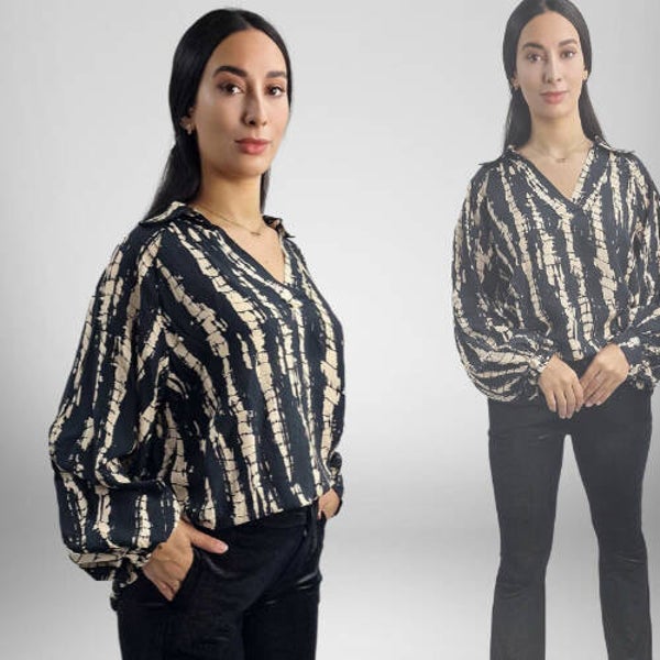 AZZURRO BLOUSE ANNELIEN - ONE SIZE