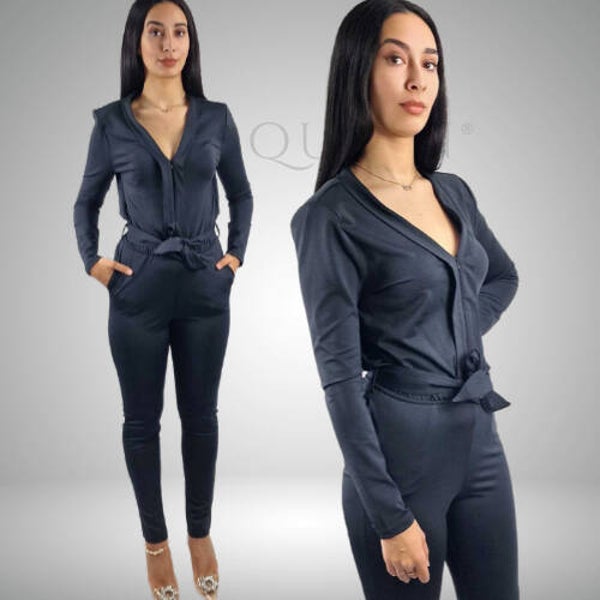 JACKY LUXURY JUMPSUIT - JL210816 - BLACK