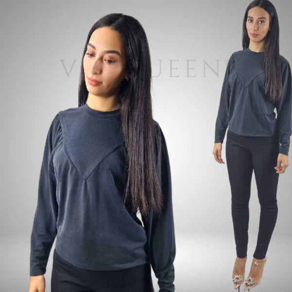 MINUS - SANDY LONG SLEEVE TEE - BLACK