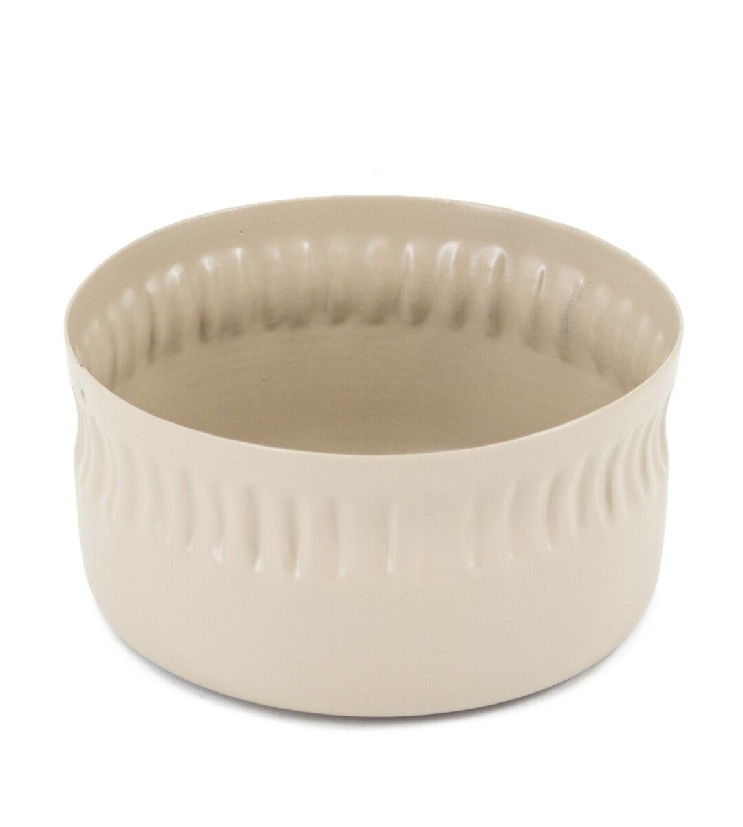 VQ® METALEN SCHAALTJE RIBBELS SAND #5817