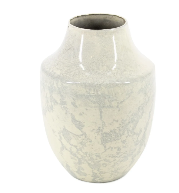 VIP-QUEEN® METALEN VAAS WIT #5647