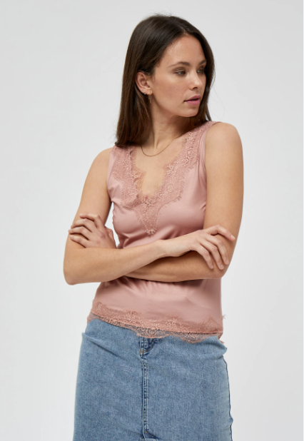 MINUS - asa v-neck / powder rose