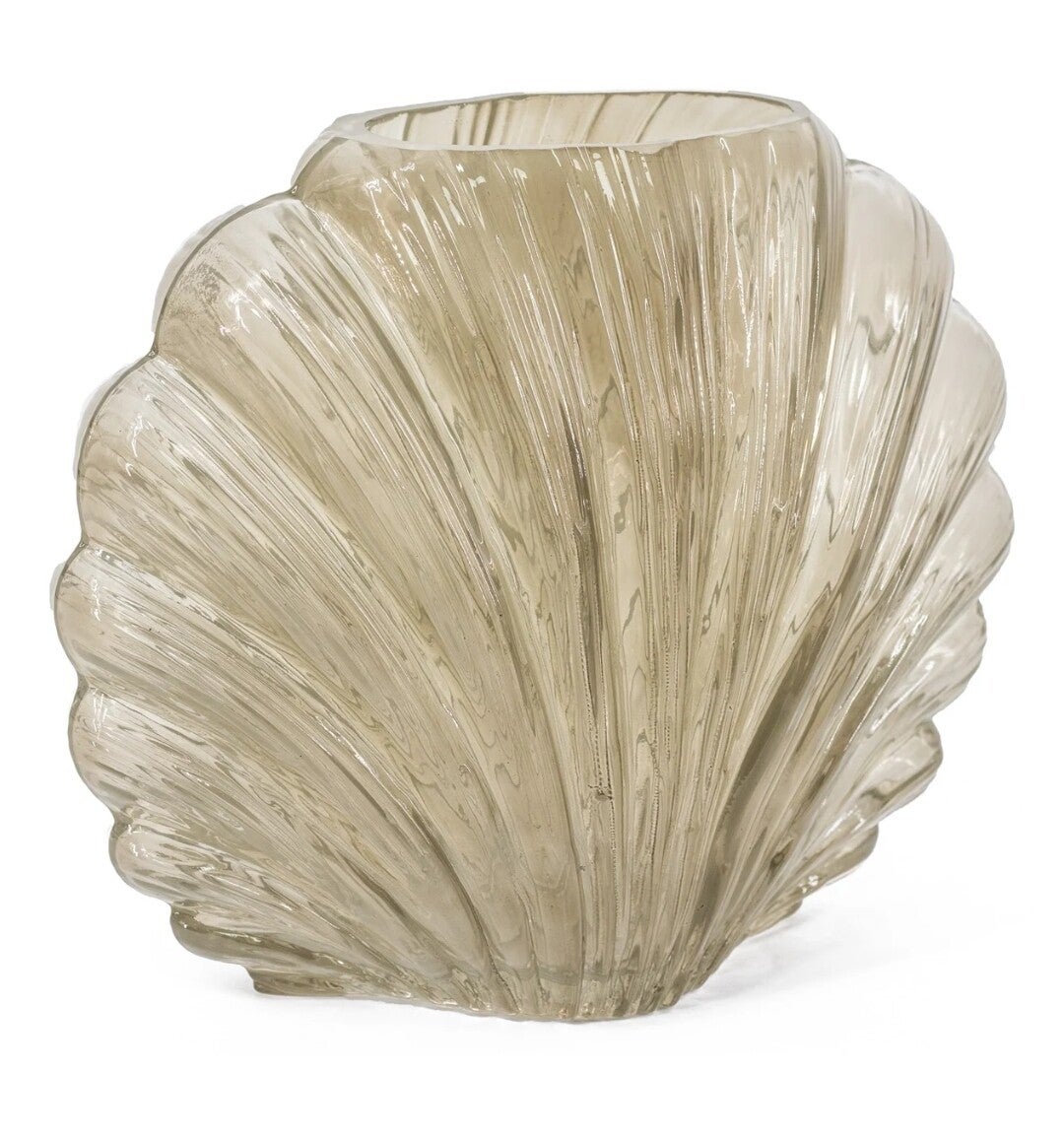 VQ® glazen vaas schelp medium roest #3493