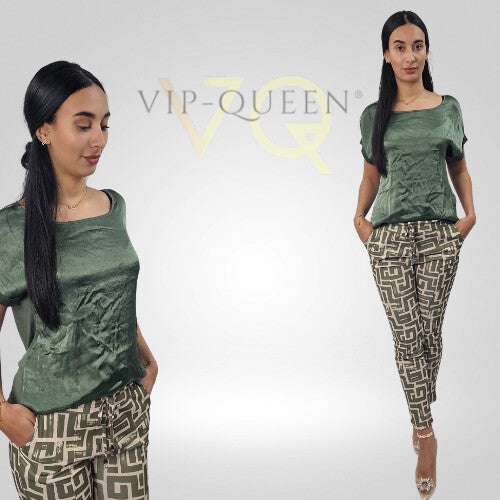 G. RICCERI SILK TOUCH O-NECK SHIRT - ONE SIZE