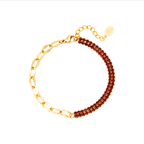 VIP-QUEEN® ARMBAND RED CHAIN