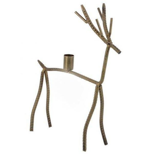 Kaarsenstandaard hert goud - BLCKFRDY #5056