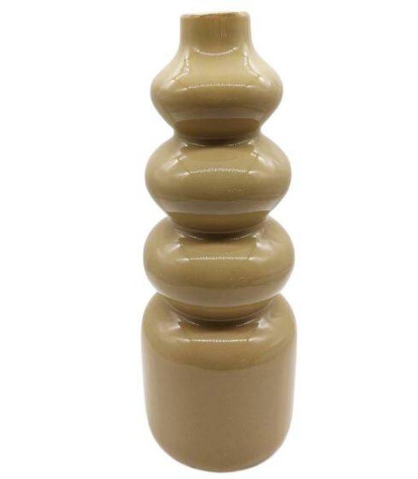 aardewerk vaas bubbles - taupe 9401 BLCKFRDY