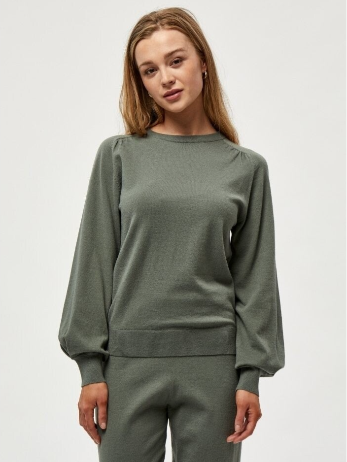 PEPPERCORN cindy pullover - wreath green