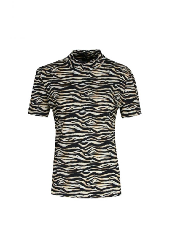 G-MAXX - haley top - zwart/zand