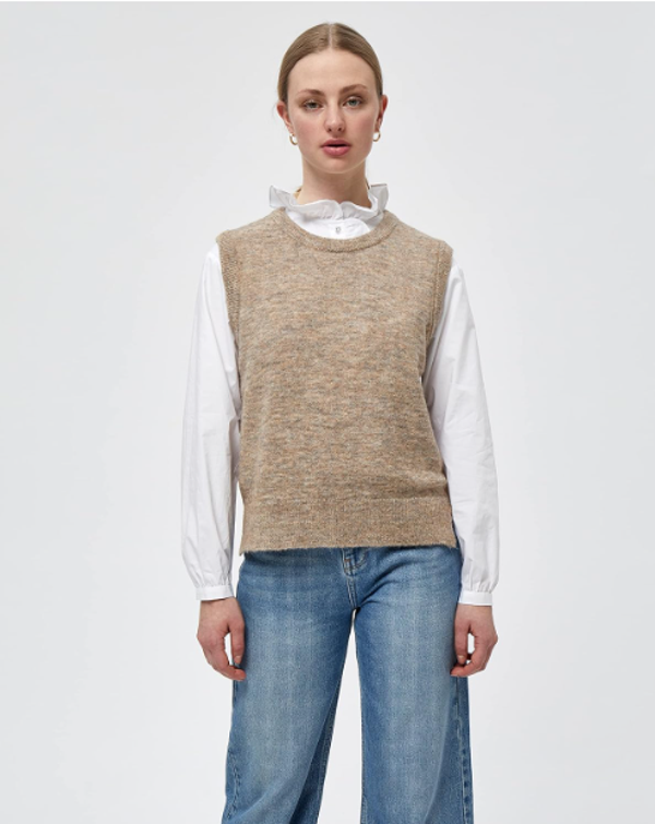 MINUS - madia knit vest - warm sand