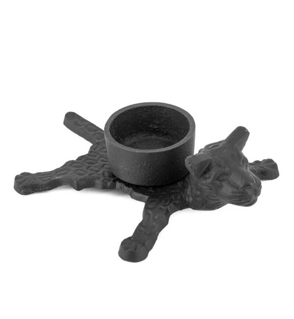 VIP-QUEEN® ALUMINIUM WAXINELICHTHOUDER LUIPAARD #6705/6704