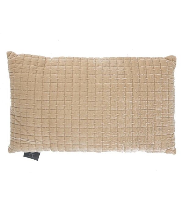 VIP-QUEEN® VELOURS KUSSEN OFF-WHITE #6335