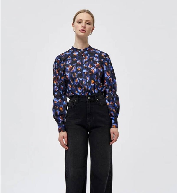 MINUS - vaca shirt - abstract bloom print