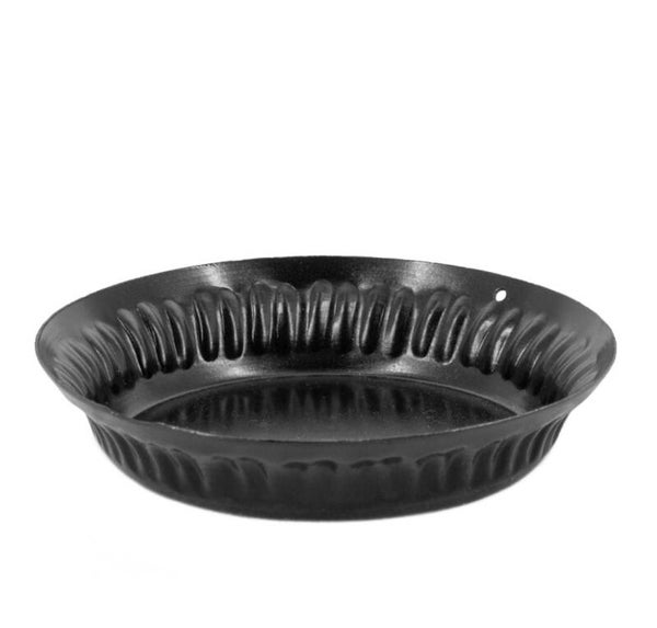 VQ® METALEN SCHAALTJE RIBBEL ZWART #5806