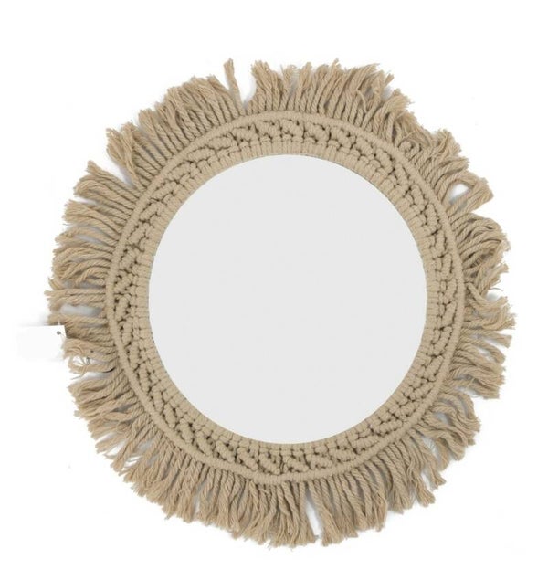 VQ® SPIEGEL ROND JUTE #1857