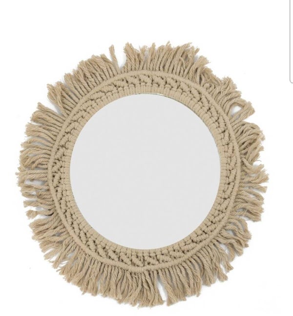 VQ® SPIEGEL ROND JUTE #1856