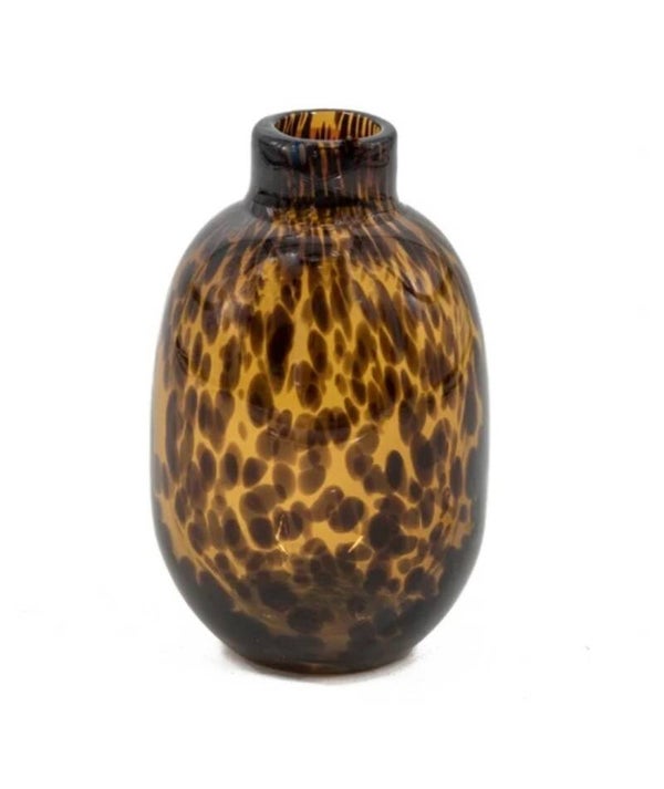 VQ® GLAZEN VAAS LUIPAARD KLEIN #3468