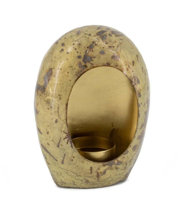 VQ® STANDING EGG WINDLICHT VINTAGE GOLD #5481
