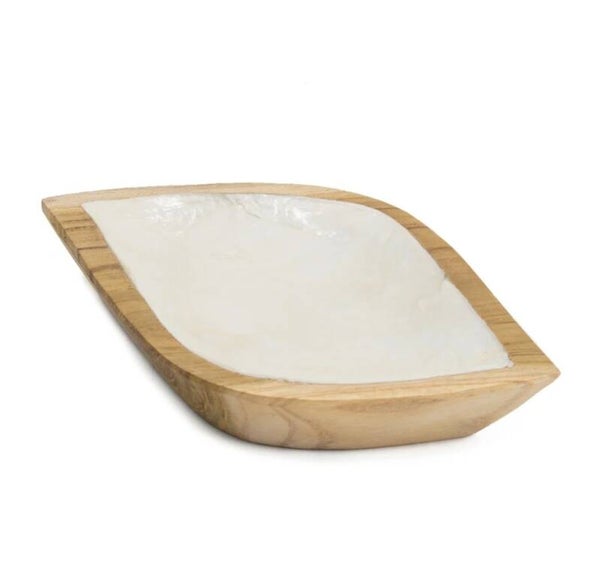 schaaltje schelp + hout - organisch