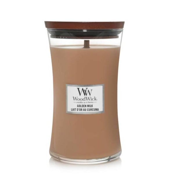 WOODWICK GOLDEN MILK LARGE CANDLE