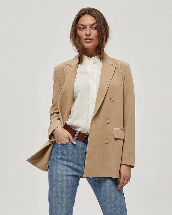 PEPPERCORN angelia polly blazer - warm sand
