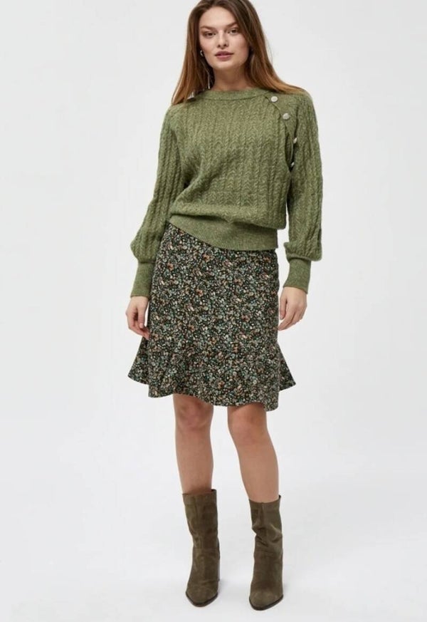 PEPPERCORN anastasia skirt - green
