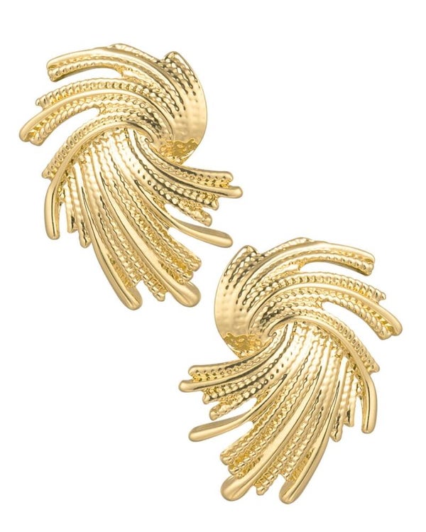 Oorbellen twizzel met print