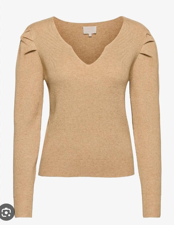 MINUS - maranola v-neck knit pullover - black