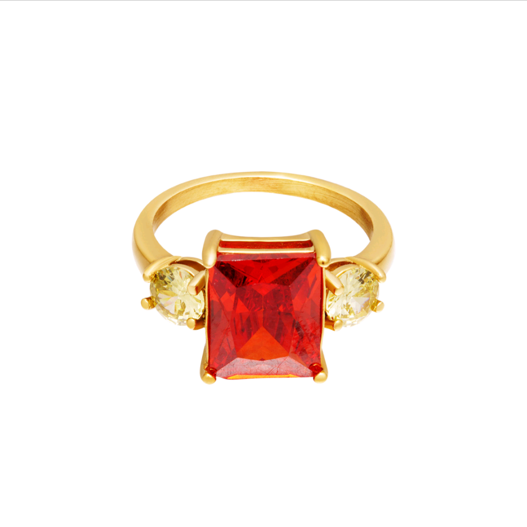 VIP-QUEEN® RING STATEMENT RED