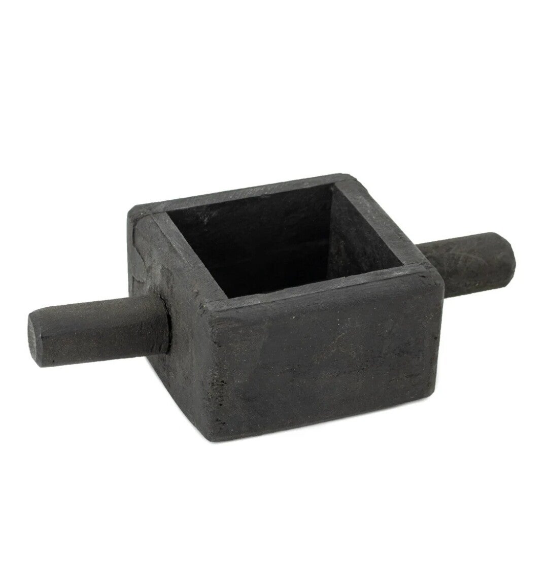 VQ® HOUTEN BAKJE MET HENGSEL - ZWART