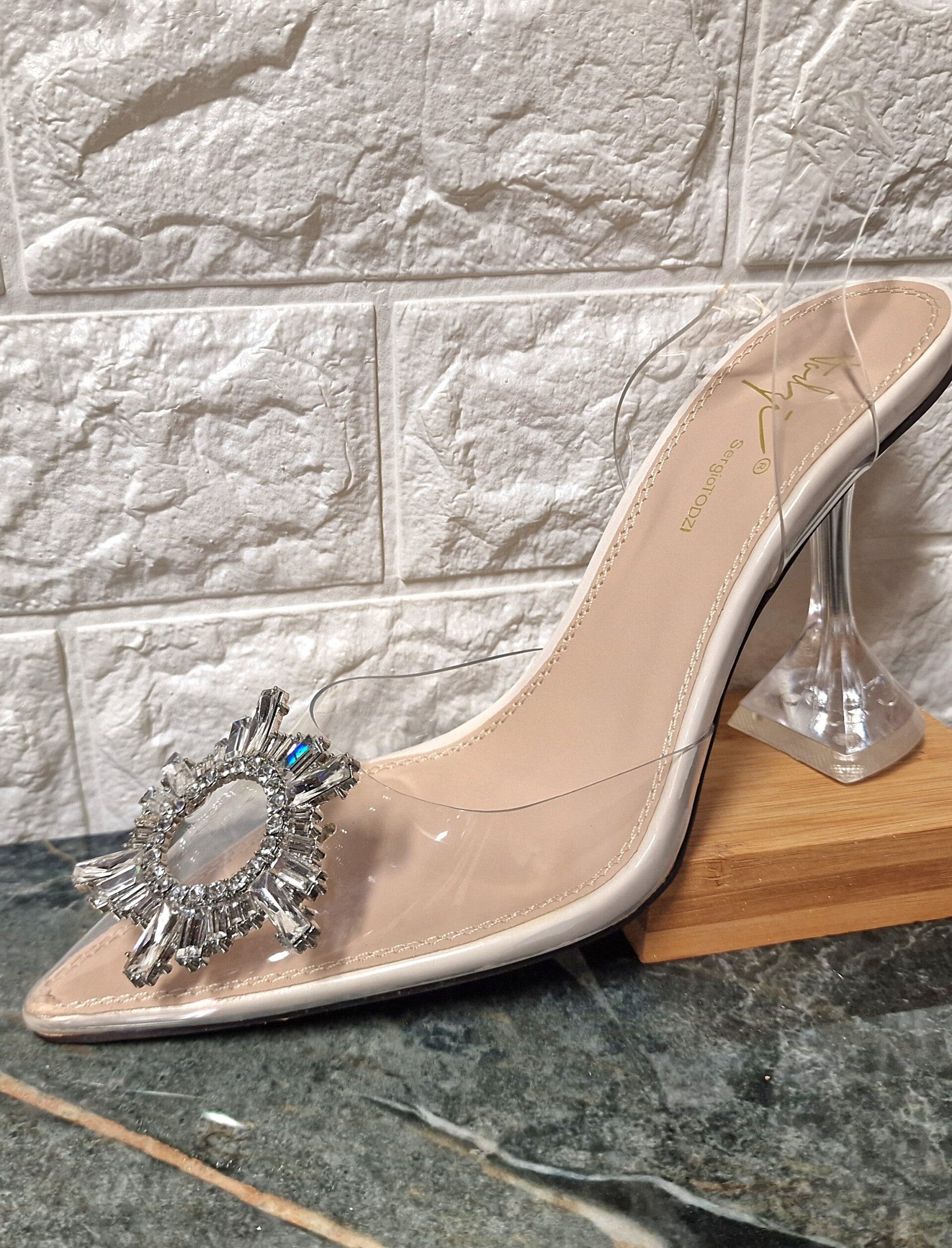 SERGIO TODZI - CLEAR SUNSHINE HEELS