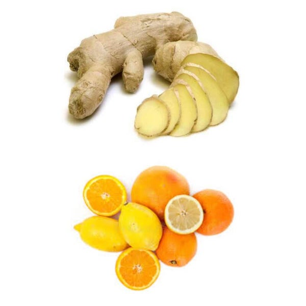 Citrus gember siroop