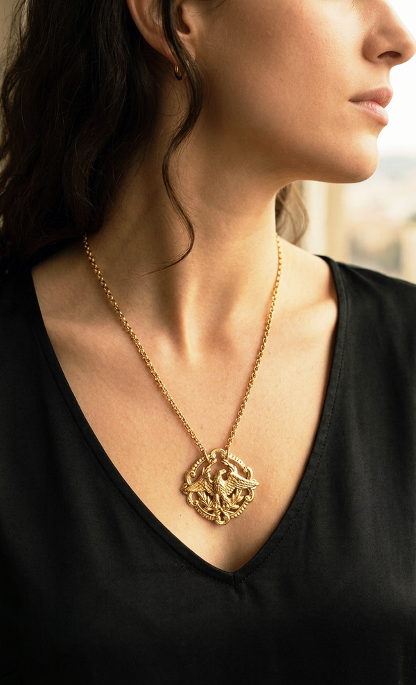 Collier "Aigle Royal d'Or"