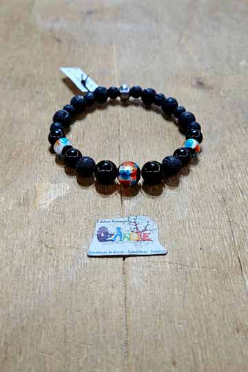 Bracelet élastique "Full BlacK HoTArU"