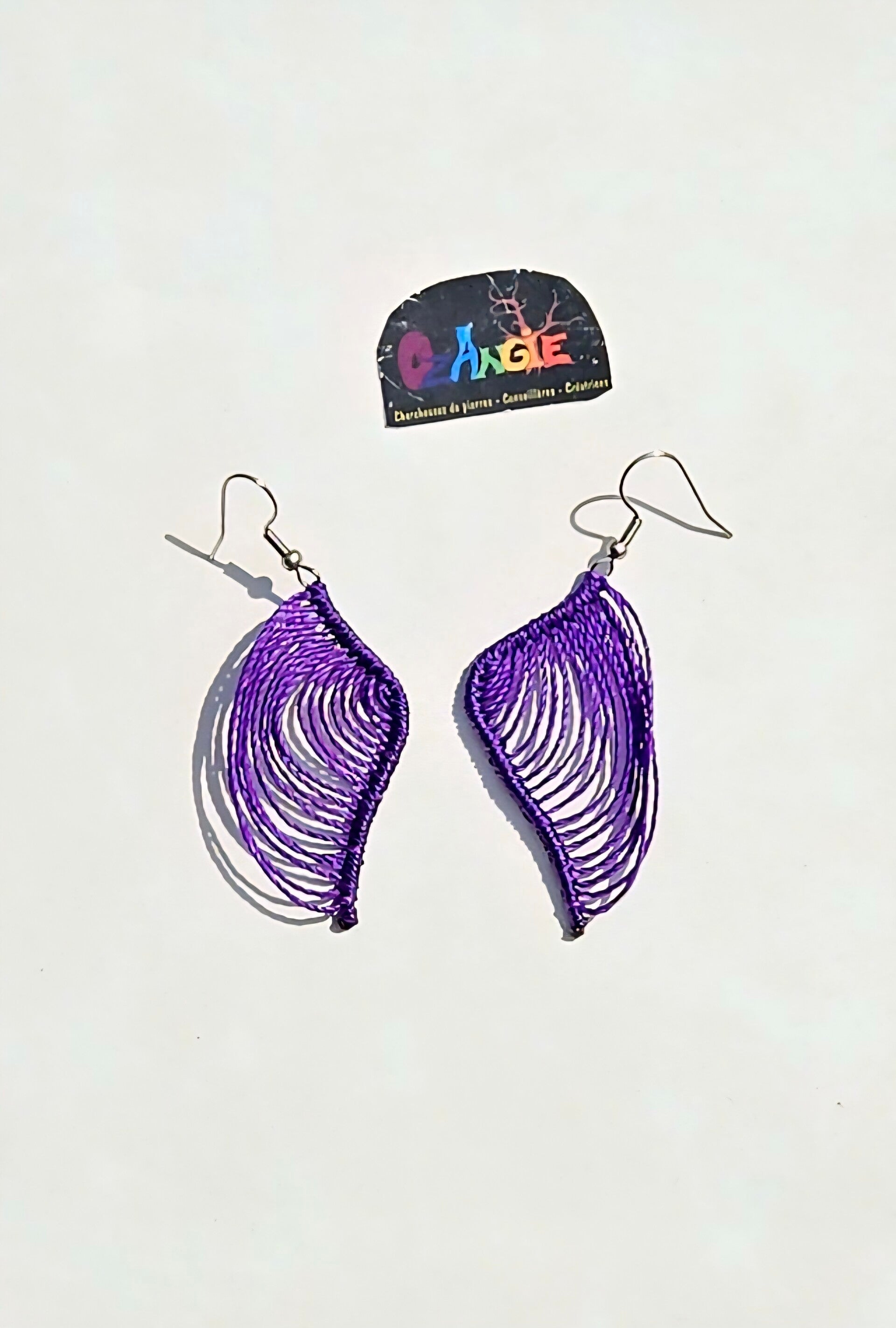 Boucles d'oreilles QUEER PURPLE