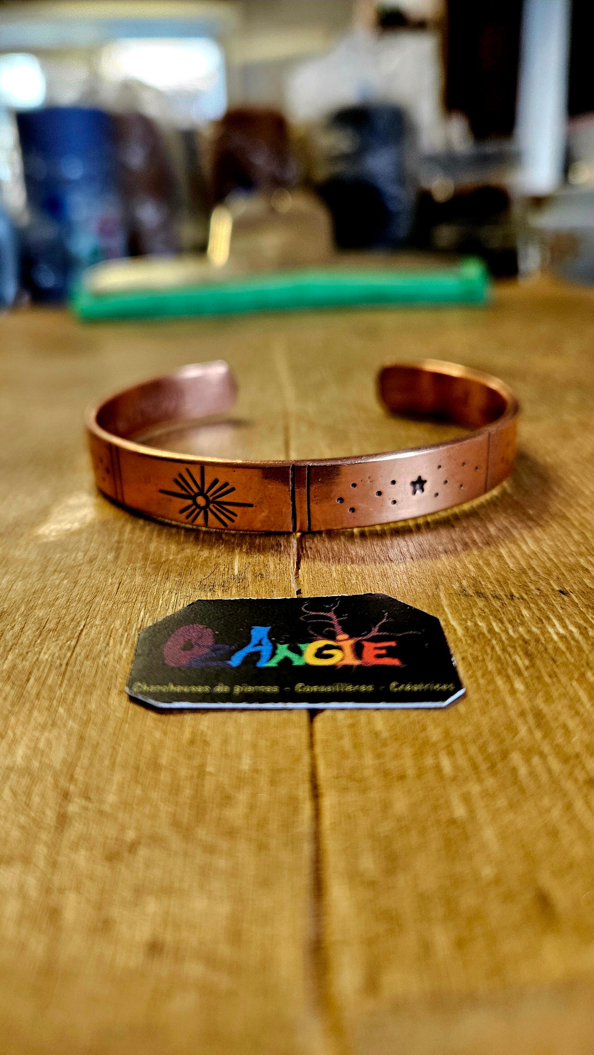 Bracelet en cuivre du Népal