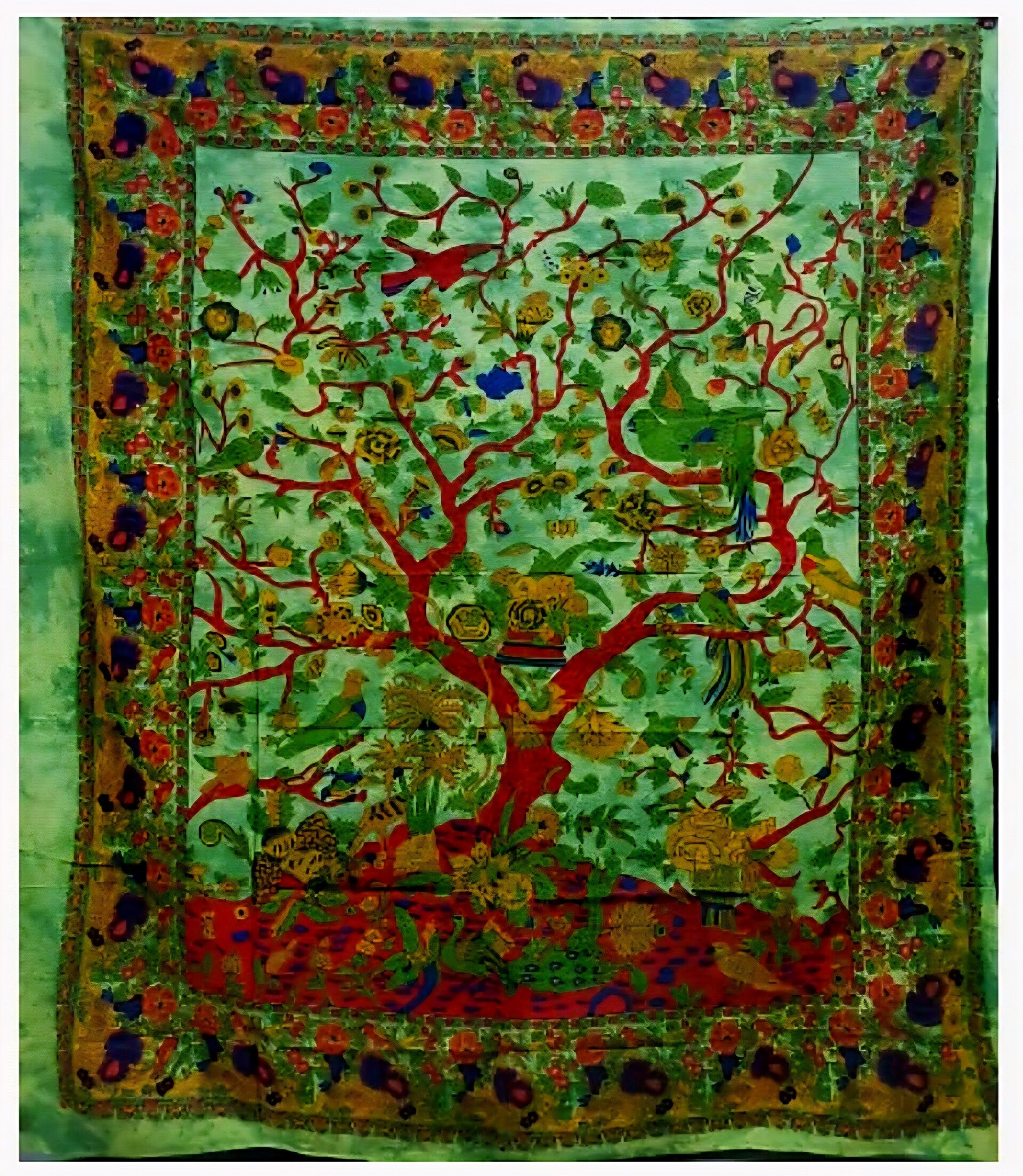 Tenture murale ou couvre lit Arbre de vie