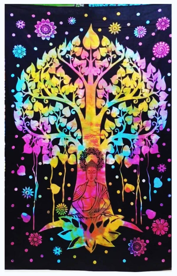 Tenture murale Bouddha Banian