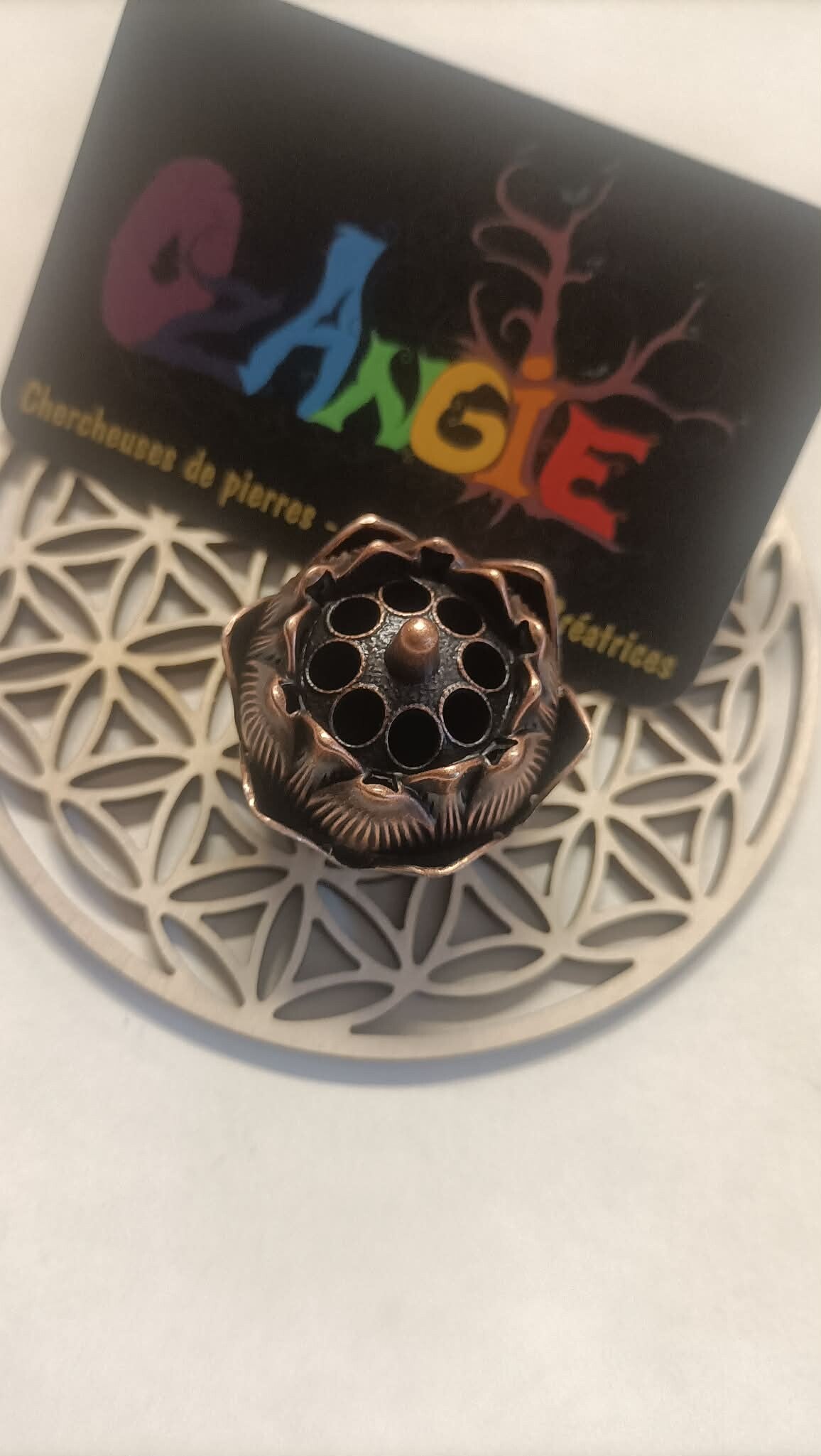 Brûleur porte-encens "Lotus"