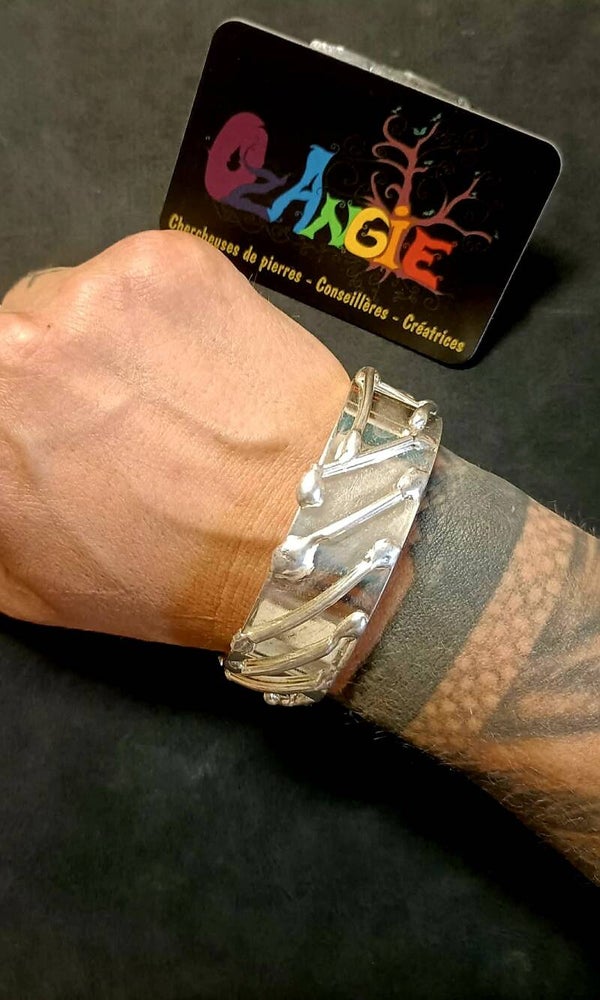 Bracelet manchette "Zigzag"