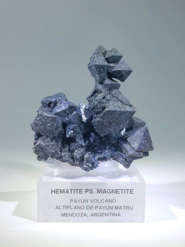 Hematiet pseudomorf na Magnetiet - Argentinië