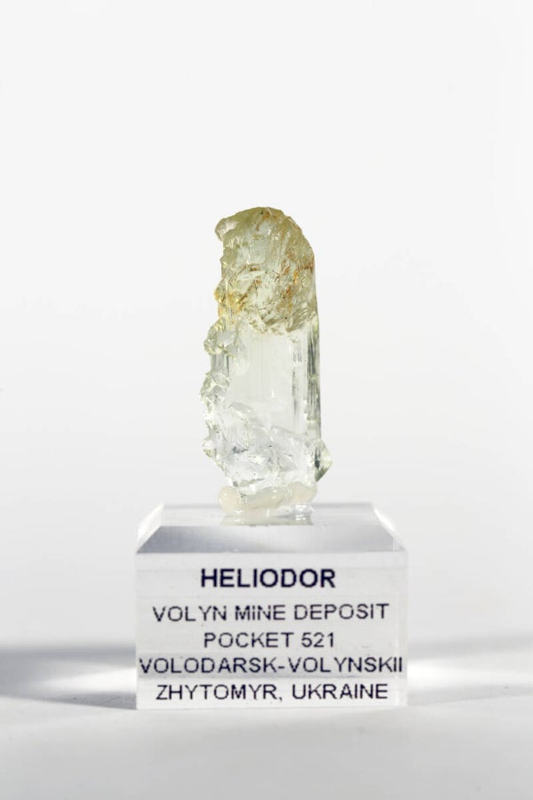Heliodoor ( Gouden Beryl ) - Oekraïne