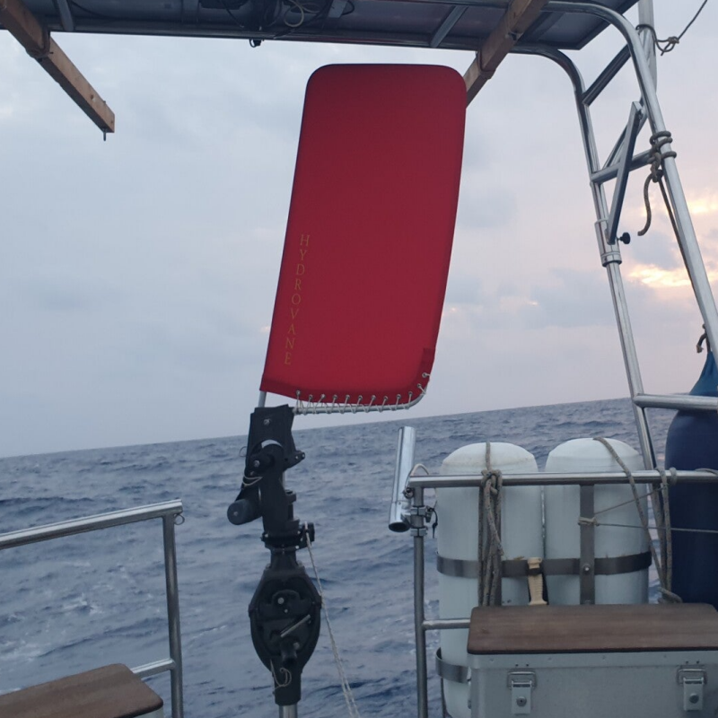 Trans Atlantik mit Windfahnensteuerung 