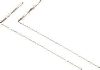 StarRing Copper Dowsing Rods (2 Pack) for Water Divining & Treasure Hunting | 99.9% Pure Copper Detector Rods with Single Ball Head | Professional Metaphysical L-Shape Energy Finding Hand Tools