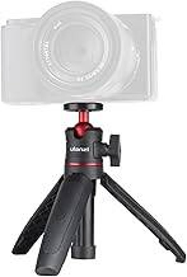 ULANZI MT-08 Compact Travel Tripod | Portable Mini Tabletop Stand with 1/4 Inch Screw  Compatible with Sony ZV-1 RX100 VII, Canon G7X Mark III, Fujifilm X100VI & Pocket Vlogging Cameras
